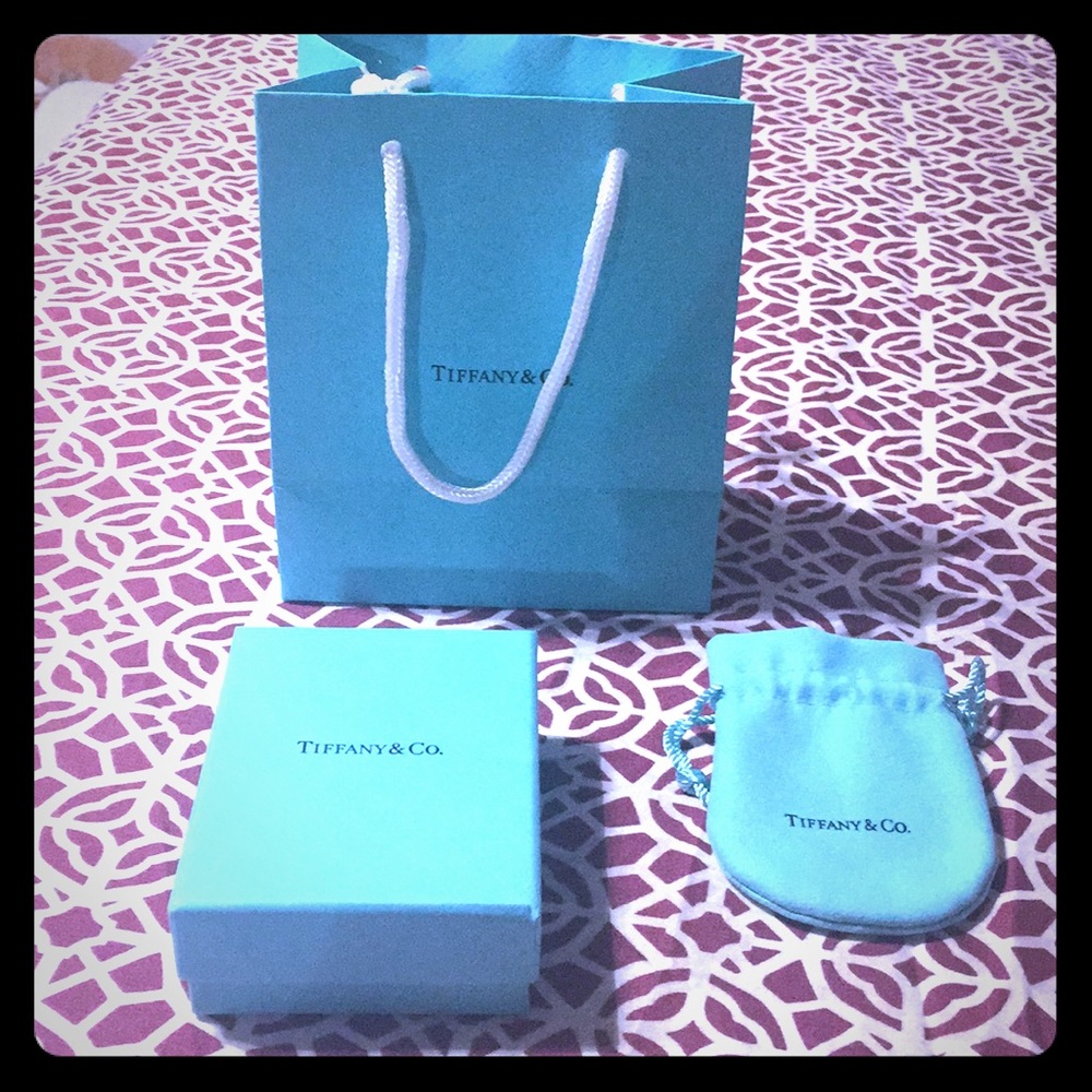 Tiffany & Co jewelry box , pouch and bag